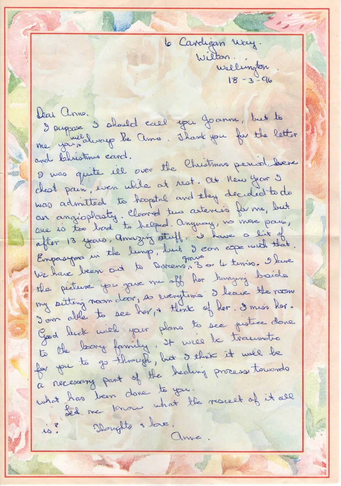 Letter from Anne Albert 3