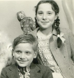 Anne and Anthony at first Santa photo session