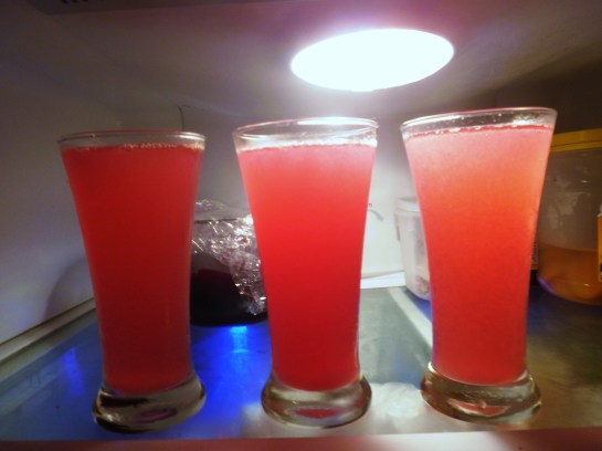 freshly squeezed pomegranate juice